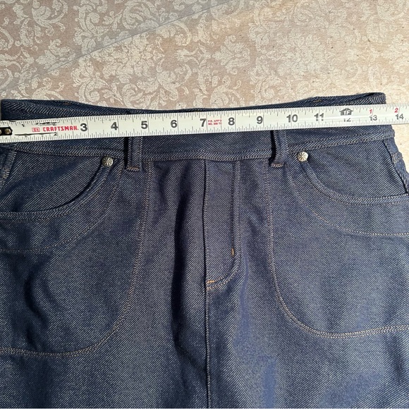 Athleta ~ Stretch Knit Bettona Classic Skort Skirt size XS in Indigo Denim - Picture 12 of 16